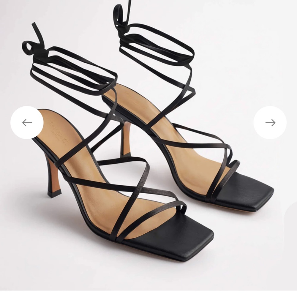Tony Bianco Caden black sheep Napa heels